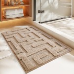 Non-slip bath mat, washable, bath mat, bathroom rug